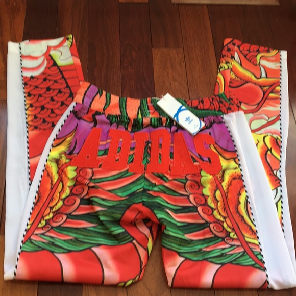 ADIDAS Women’s Rita Ora Dragon Print Pants Size S - Picture 2 of 11